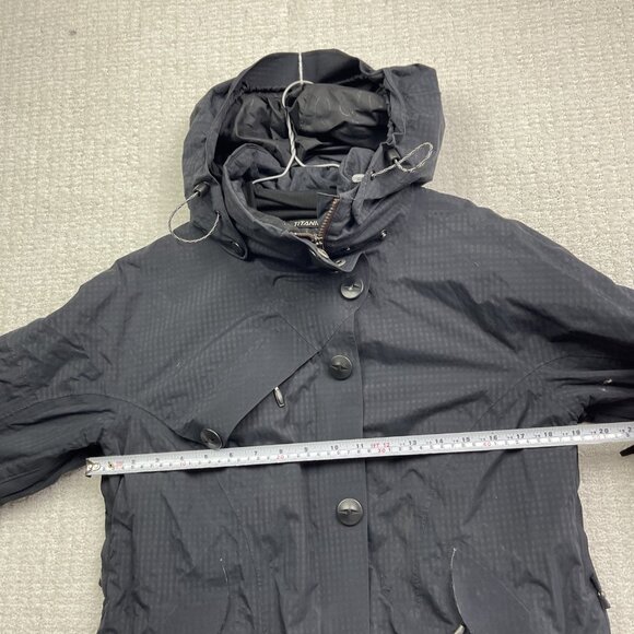 Columbia Titanium Hooded Jacket Women's L Black Omni-Tech Full Zip Waterproof - Picture 9 of 15